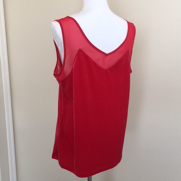 INC Red Velvet Tank - Picture 4 of 7